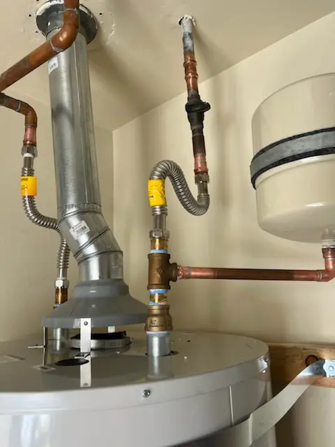 Water heater installation and plumbing repair in Bowlusville