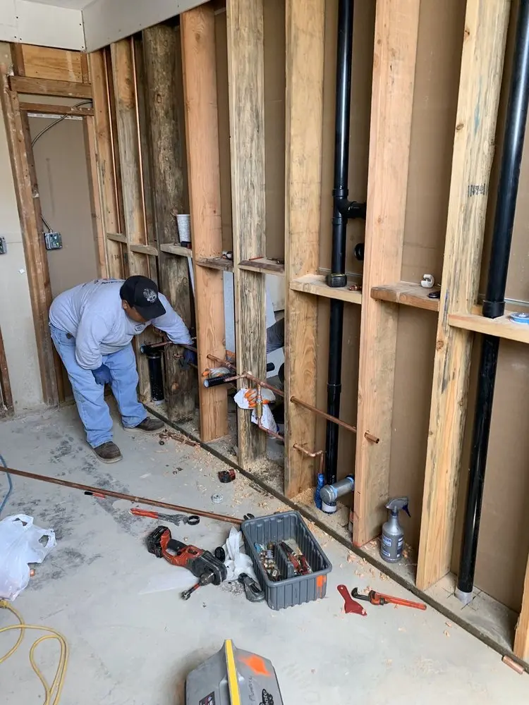 Commercial rough-in plumbing for Commercial Plumbing in Bowlusville